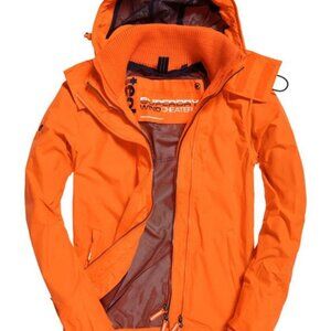 SuperDry Hooded Technical Pop Windcheater. XL. New with Original Tag. Detailed.